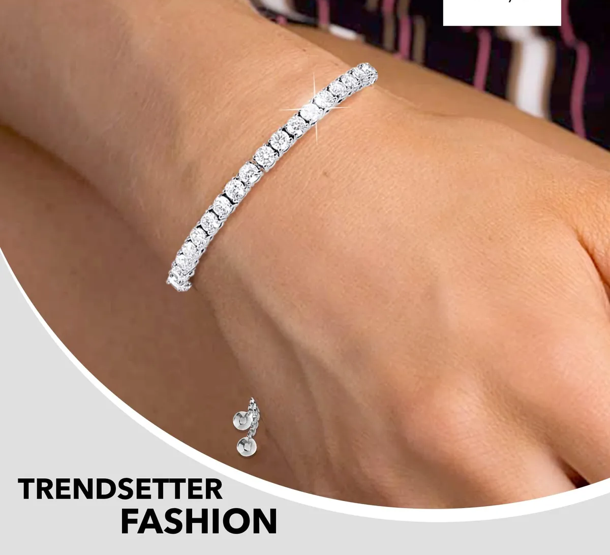 Bracciale di cristalli Rina