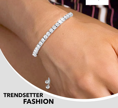 Bracciale di cristalli Rina