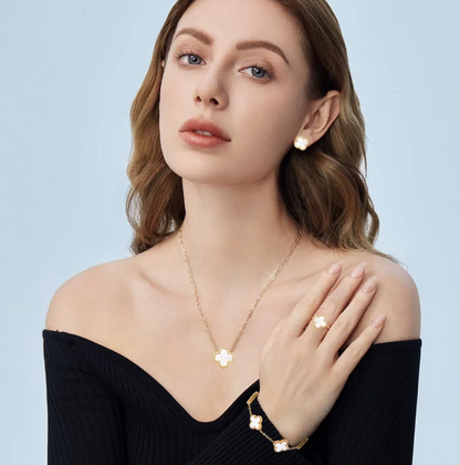 Set di Gioielli Fiore di Perla