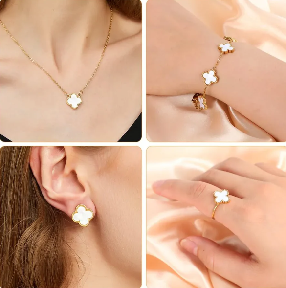 Set di Gioielli Fiore di Perla