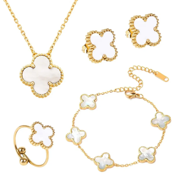 Set di Gioielli Fiore di Perla
