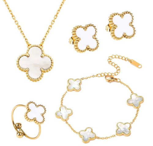 Set di Gioielli Fiore di Perla