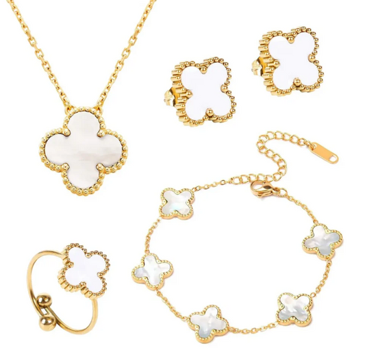 Set di Gioielli Fiore di Perla